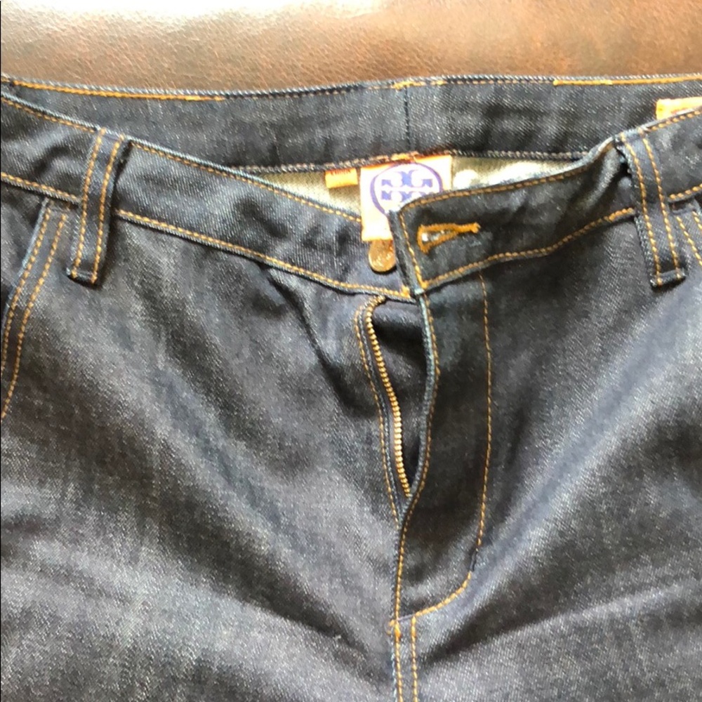 High Waisted Flare Tory Burch Jeans
